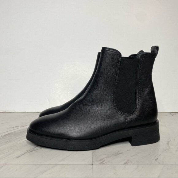 Paul Green Black Leather Chelsea Bootie 5 / 7.5 - Picture 15 of 15